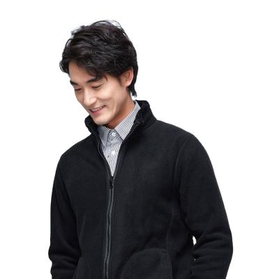 China High Quality Reversible Winter Warm Zipper Up Fleece 2 Side Jacket For Men Custom Fleece Jacket For Winter for sale