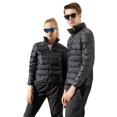 China Breathable Nylon Stripper Down Jacket For Man Winter Waterproof Padded Down Jacket for sale