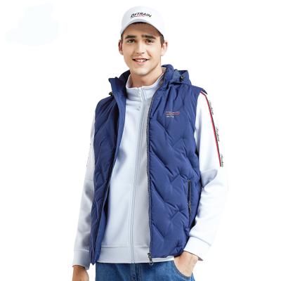 China High Quality Windproof Men's Sleeveless Vest Jacket Light Weight Padded Sleeveless Sports Jacket for sale