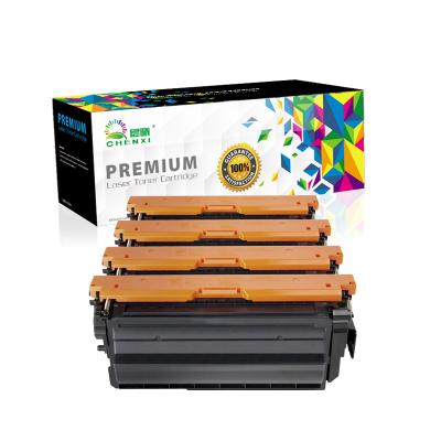 China CHENXI COMPATIBLE color toner cartridge 655a cf450a cf451a cf452a cf453a compatible for hp m652 m653 m681 for sale