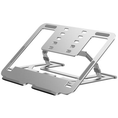 China (Size) Adjustable aluminum alloy laptop stand, portable factory wholesale foldable laptop stand for sale