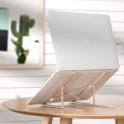 China Adjustable (Height) Ventilated Height Ergonomic Aluminum Angle Adjustable Foldable Laptop Stand Portable Stand for sale