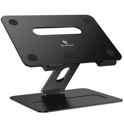 China Adjustable Aluminum Laptop Stand Fold Height (Height) Computer Desks Laptop Stand for sale