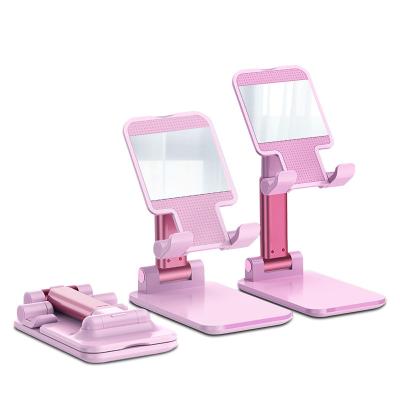 China Mobile Phone Adjustable Portable Desk Stand Folding Mobile Phone Stand for sale