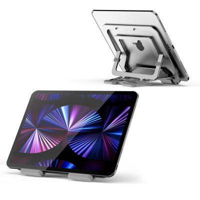 China High Quality Adjustable Foldable Flexible Adjustable Tablet Stand Height Metal Tablet Holder Portable Stand for sale