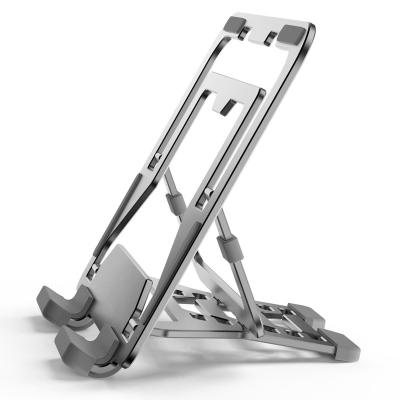 China Adjustable Foldable Adjustable PC Stand Aluminum Desk Height Tablet Stand For Tablet for sale