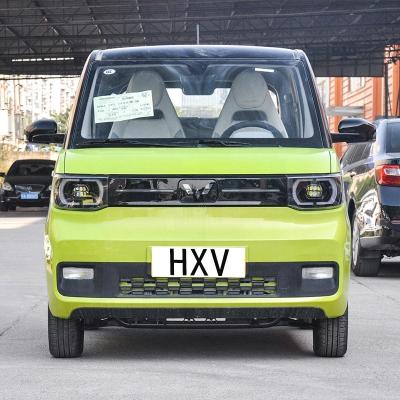 China 2022 Fabric Wuling Hongguang MINIEV Macaron Color Lithium Iron Phosphate New 27 Hp Pure Electric Car for sale