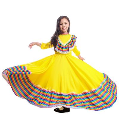 China Tall swing girl cosplay costume folk dance dress cosplay costume halloween party performance for sale