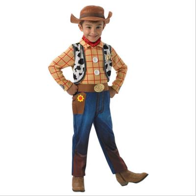 China Breathable Cowboy Woody Children's Cosplay Cartoon Characters Anime Cosplay Halloween Costume for sale