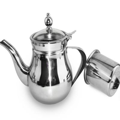 China Large Capacity 800ml Portable Stainless Steel Coffee Maker Coffee Pot for sale