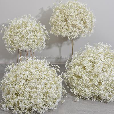 China Wedding event table decoration Event table decoration artificial baby breath wedding flower arrangement flower centerpieces for sale