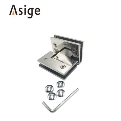 China Easy To Install And Durable Bathroom 90 Degree Framed Shower Wall On The Door Hinge Connector Glass Pivot Holds Tempered Glass Shower Hinge for sale