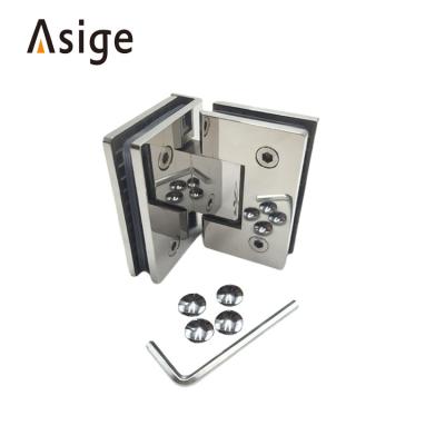 China Easy to Install and Durable Shower Room Glass Door Hinge, Sight Door Shower Stainless Steel Hinge Flange Trims for sale