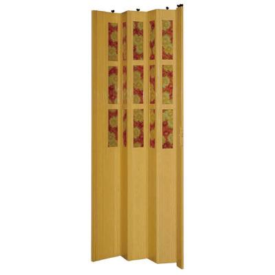 China Farmhouse Best Selling PVC Interior Decorative Folding Accordion Sliding Door for sale