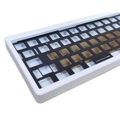 China OEM Factory Automation Industry Precision Parts Spare Parts Aluminum Mechanical Keyboard Case Custom Anodizing Keyboard CNC Machining Services for sale