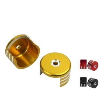 China Motorcycle Protect System Customized Aluminum Alloy Parts Gold Black Red Bike Parts Motorcycle Rear Shock Absorbers Cover Guard Cover For Honda for sale