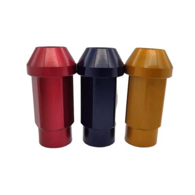 China Custom Professional Automotive Car China Anodized Aluminum Alloy Manufacturing OEM 12x1.5 Bolt Nut Anodized Colorful Car Wheel Lug Nuts for sale