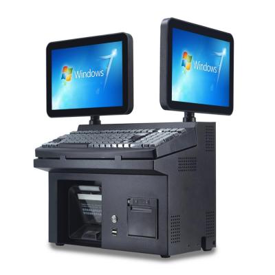 China Supermaket 12 inch screen pos systems with printer pos systems and channel for sale