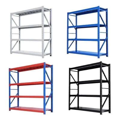 China Corrosion Protection Medium Boltless Shelves Racking Storage Industrial Shelves Racking System Shelves For Warehouse Racking System Shelving Unit for sale