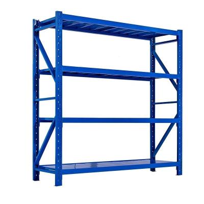 China Medium Boltless Shelving Unit Storage Shelves Industrial Racking Corrosion Protection Rack Shelves Racking System Shelving Unit for sale