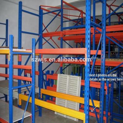 China Corrosion protection metal racking Shenzhen metal shelf rack /pulls rack warehouse/selective storage pallet rack shelves metal shelving pallet racks iron metal home storage support for sale