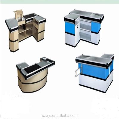 China corrosion protection china supplier fashion andtegometall shelf checkout supermarket checkout machine for sale