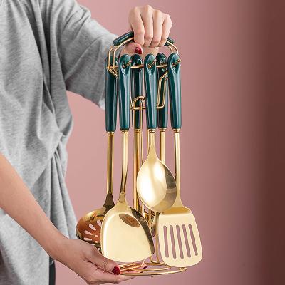 China OSBORN Household Items Kitchenware Stainless Steel Utensils Kitchenware Stocked Tool Kit and Cookware Baking Spatula for sale