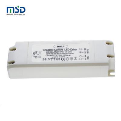 China LED lighting driver knx dali dc 30W dimmable constant current led power supply 350ma 500ma 800madali 30w led lamp dimmingdali downlight for sale