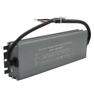 China Waterproof constant voltage 12v 24v 36V led power supply 200W MSD-MV200 for sale