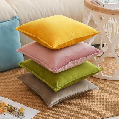 China Factory Hotsale China Factory Decor Tile Cushion Cover Solid Color Viable Velvet Pillow Case Home Decor Tile Pillow Case for sale