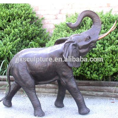 China Europe Outdoor Decoration Antique Cast Bronze Brass Elephant Sculpture Statue for sale