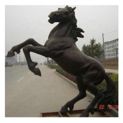 China Life Size Antique Europe Metal Landscape Garden Bronze Sculpture Horse Statue For Sale for sale