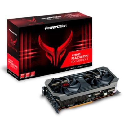 China Brand New Hot Selling POWERCOLOR RX6600XT Workstation RED DEVIL 8G OC Sealed Package For Desktop Gaming Gaming GPU for sale