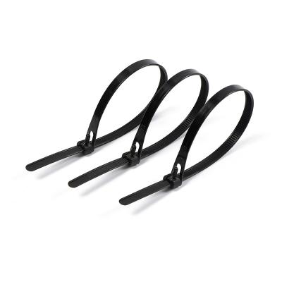 China NSS China High Quality Nylon UV Nylon 66 Cable Tie 66 Cable Tie Black Plastic for sale