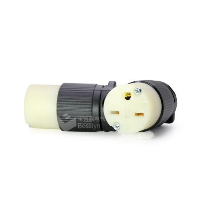 China Guangzhou Factory Commercial NEMA 6-15R 15A/250V Locking Connector Twist Lock Female Socket for sale