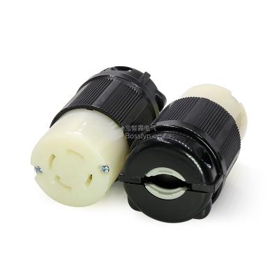 China 30 Amp Industrial, 480 Volts 3 Phase, NEMA L16-30R, 3P, 4W, Locking Connector, Industrial Grade, Grounding for sale