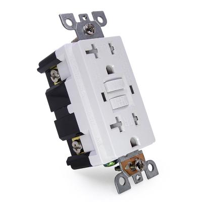 China 220V Residential / General Purpose American GFCI NEMA 5-20r Heavy Duty Receptacle Made In China Gfci Floor Outlet PC US NEMA Receptacles 220-250 Volt for sale