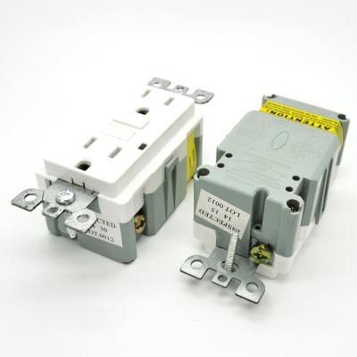 China China manufacturer commercial gfci lighting straight blade receptacle 5-15r 220v for sale