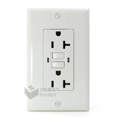 China Guangzhou Supplier Wholesale Residential / Multipurpose UL Listed 20A GFCI With Wall Plate for sale