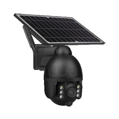 China Human Motion Tracking 4MP Wifi 4G SIM Card 1080P IP Camera WiFi 8W Solar Panel Battery Security Camera Outdoor CCTV Camera Security Video PTZ Came Te koop