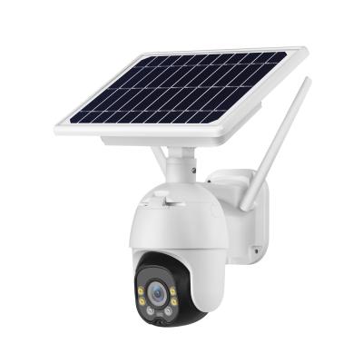 China Human Motion Tracking 1080P Solar IP Camera WiFi 4G Automobile Tracking Camera Wireless P2P Audio CCTV Security Camera For Pasture Construction Site Street for sale