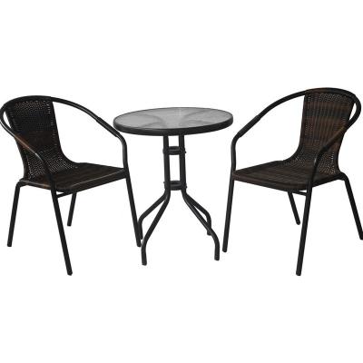 China EUROPEAN Outdoor Rattan Patio Furniture Table And Chair for sale