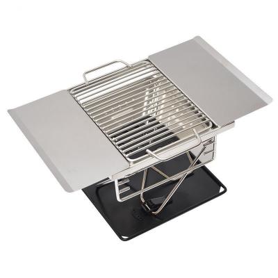 China Easily Easily Assembled Assemabled Folding Portable Outdoor BBQ Grill Stainless Steel Mini Size for sale