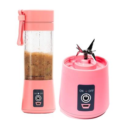 China Global Free Shipping Easy Handling Fruit Juicer Smoothie Blender USB Charging Portable Traveler 380ml Juicer for sale