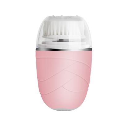 China Electric Sonic Acne Treatment Household Face Skin Scrubber Sweep Electric Ultrasonic Facial Cleansing Brush for sale