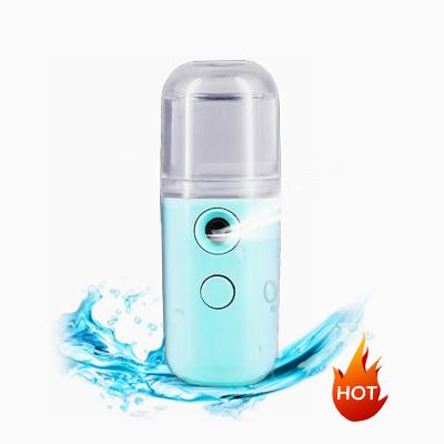 China New Design Mobile Phone OEM Usb Charging Station Portable Nano Mist Sprayer Sports Small Size Pocket Mist Sprayer for sale