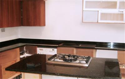 China High Resistance Prefab Granite Kitchen counter / Island / vanity tops Custom for sale