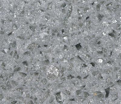 China Crystal Shining Light Grey  Quartz Kitchen Countertops / quartz kitchen island for sale