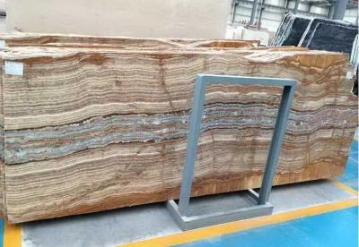 China New Tiger Black Sea Onyx Stone Slabs / bathroom , kitchen onyx worktops for sale