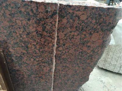 China Waterproof Garmen Red Granite Bathroom Vanity Tops with undermount sink OEM for sale